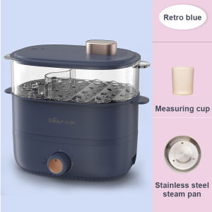 Bear Electric Steamer Multi-function Household Small Double-deck Steamer Breakfast Machine Automatic Power Off Steamer Egg Cooker