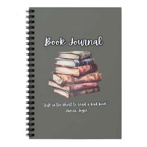 Halloween Journal Reading Tracking Notebook Portable Twin Coil Binding Planner Notepads For Daily Planning 148x210mm