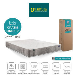Quantum Hotel Bed Bamboo Rest / Kasur Hotel Premium / Pocket Spring Mattress