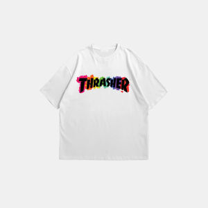 KAOS BAND THRASHER / KAOS BAND / KAOS PUTIH TEBAL / KAOS PUTIH COTON COMBED 20S