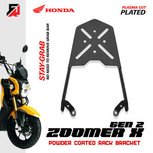 HONDA ZOOMER GEN 2 STAY GRAB / TOPOX BRACKET / BLACK POWDER COATED / HEAVY DUTY / ORIGINAL / MOTORCYCLE ACCESSORIES