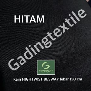 ( per 1 roll ) kain HIGH TWIST BESWAY HIGHTWIST BSY NIKITA polyester lebar 150 cm bahan baju kemeja celana rok seragam sekolah kerja setelan pakaian dinas perawat suster dokter dress blazer blezer jas formal gamis koko kaftan printing sublime