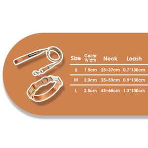 HamshMoc สายจูงแมวสำหรับสุนัขหัวเข็มขัดปอมคอมโบตัวปรับขนาดได้โรเตอร์ปลอดสนิมที่จับสบายผ้าโพลีเอสเตอร์สาน