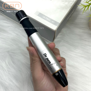 [TẶNG SERUM] Máy Phi Kim Dr Pen Xám Không Tích Điện | Cấy Tảo Phi Kim Sẹo Rỗ Bảo Hành 12 Tháng | Mẫu mới 2024