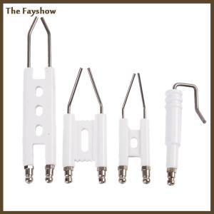 [The Fayshow] อิเล็กโทรดเซรามิกจุดระเบิดสองขาอิเล็กโทรดเซรามิกสำหรับเตาน้ำมัน