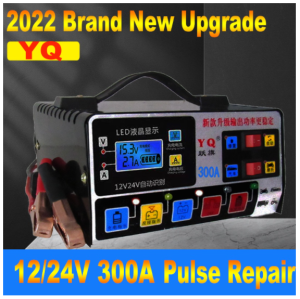 Car Battery Charger 12/24V Original Heavyduty Intelligent Repair Fast Charging Rapid Heat Dissipation Stable And Lasting Motorcycle Charger