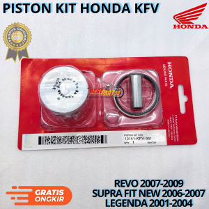 Piston kit honda KFV /0.50 untuk motor REVO 2007-2008 SUPRA FIT NEW 2006-2007 LEGENDA 2001-2004. AHM berkualitas original asli ori dan presisi