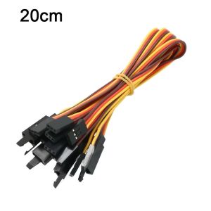 MINIFELE 262 5Pcs Anti-interference Servo Extension Cable Anti-loose Male to Female Servo Extension Lead Flexible Connection Male to Female Cable RC Car