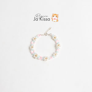 Risara Ja Kissa (FlowerCharms) สร้อยข้อมือลูกปัด ลายดอกไม้ Handmade สร้อย D.I.Y BDBF008