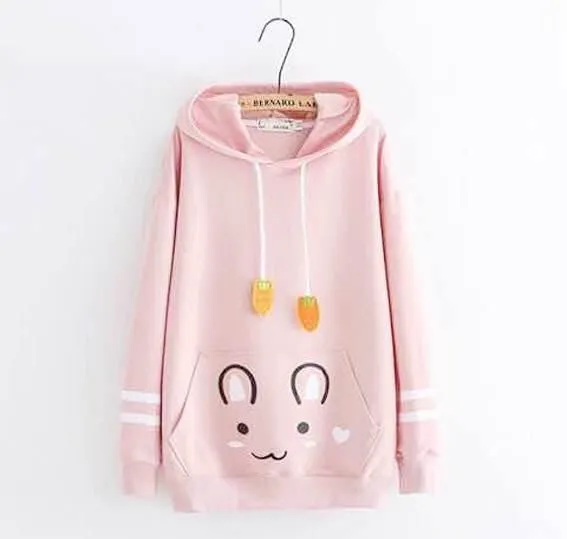 HJ#6827 Korean Cute Hoodie Jackets For Women (PINK) Lazada PH