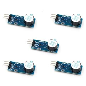 DC3.3-5V Passive Buzzer Alarm Module for Microcontroller Systems Low Level Triggers Design 9012 Drive Stable Performances