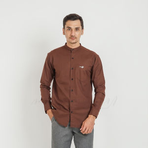Kemeja Pria Polos - Kemeja Kanjeng Cotton Fibre