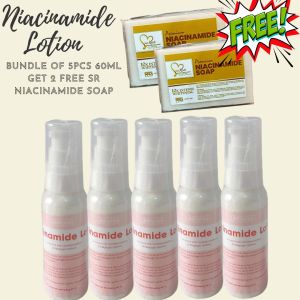5pcs Niacinamide Lotion Bundle Get 2 Free SR Niacinamide Soap
