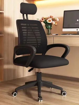 Home Office Gaming Chair Nylon Metal Reclining Bedroom Study Room