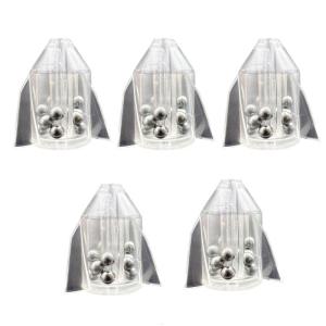 5Pcs Fishing Line Rattles Fishing Attractor with Ringing Beads Multifunctional Fishing Attractor for Outdoor Fishing