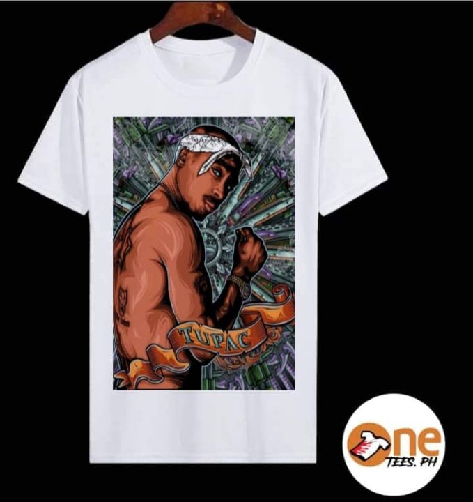 TUPAC COOL SUBLIMATION T-SHIRT FOR KIDS AND ADULT Cotton Spandex