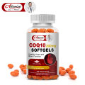 Alliwise Viên nang Coenzyme Q10 CoQ10 200mg Chất chống oxy hóa cho sức khỏe tim mạch và hỗ trợ miễn dịch, sản xuất năng lượng. 