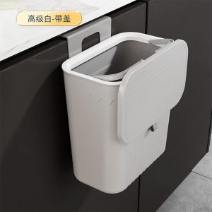 Wall Mount Door Hang Dustbin with Lid Cover Rubbish Trash Can Tong Sampah Mudah Alih Gantung Dinding 挂壁垃圾桶有盖
