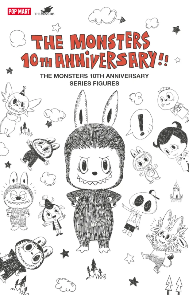 POP MART THE MONSTERS 10th Anniversary Series Figures Blind Box