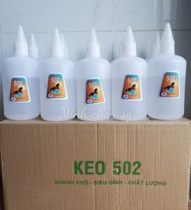 Keo Dán Đa Năng Siêu Dính Con Voi 502 Dán Nhựa Kính Kim Loại Vải Sành Sứ Cao su...50G 450G