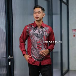 (COD) KEMEJA BATIK PRIA LENGAN PANJANG BAJU BATIK PRIA BAJU BATIK PRIA TERBARU 2025 KEMEJA BATIK PRIA MODERN 2021 BAJU BATIK ATASAN PRIA NEW ARRIVAL MURAH EXCLUSIVE HIGHT