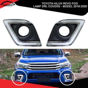 Toyota Hilux 2016 to 2020 DRL FOG LAMP LED LIGHT / Fog Light DRL (w008) ( car accessories ) FOGLIGHT