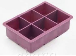 พิมพ์ซิลิโคน พิมพ์ทำน้ำแข็ง พิมพ์วุ้น พร้อมฝาปิด มี 4ช่อง / 6ช่อง ให้เลือก CH0274