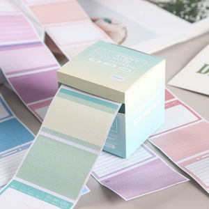[SG Seller]256pc Gradient Sticky Notes in Elegant Pull-Out Box High-Quality Colorful Perfect for Students & Office Use