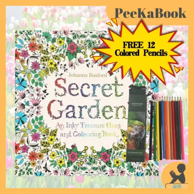 Secret Garden Coloring Book – Adult Stress Relief Coloring Hand-Drawn Illustration Art Book Doodle Drawing for Kids
