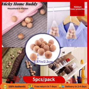 5PCS/Set Smell Cedar Moth Insect Repellent Round Balls Durable Wood Book Clothes Camphor Balls Drawer