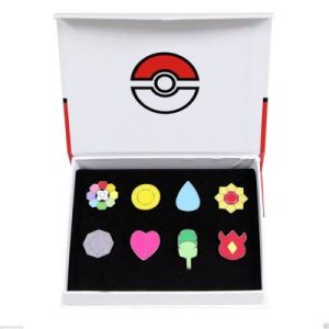 Figure Pokemon Pokeball Figure Badge Pokemon Lencana Pokemon Rencana Pokemon Badge Kanto Badge Johto Badge Hoenn Badge Sinnoh Badge Kalos Badge Unova Hadiah Ulang Tahun Anak Mainan Pokemon Birthday Gift