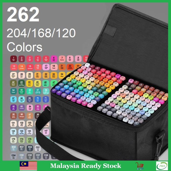 120/168/204/262 Multiple Colors Touch Marker Pen Sketching Dual Head Markers  Art Painting