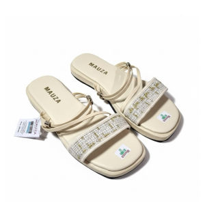 Sandal wanita slide rajut Kekinian Sandal cewek paling simpel