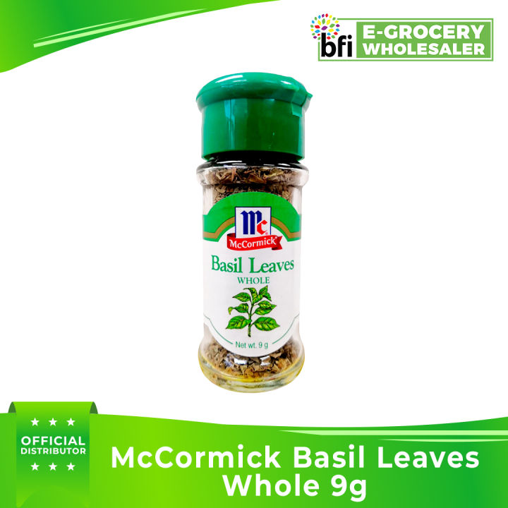 BFI McCormick Basil Leaves Whole 9g Lazada PH