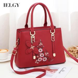 IELGY Eli Túi Đưa Thư Thời Trang Sức Chứa Lớn Đơn Giản Bằng Da Mềm
