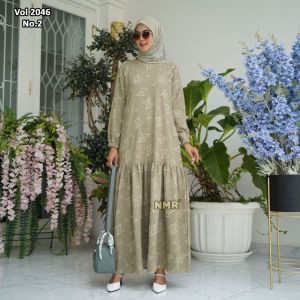 NMR Gamis Jaquard Vol 2046-2 (Resleting Belakang)