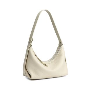 BeeGreen Women Genuine Leather Small Shoulder Bag Minimalist Underarm Bag High Quality Plain Sling Bag Elegant Hobo Bag