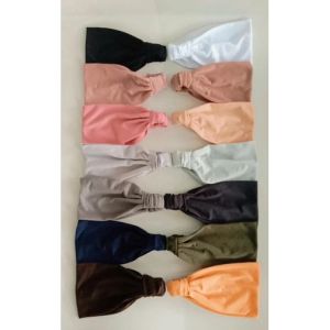 Bandana pita bolak balik rayon PE/ Dalaman kerudung haga murah