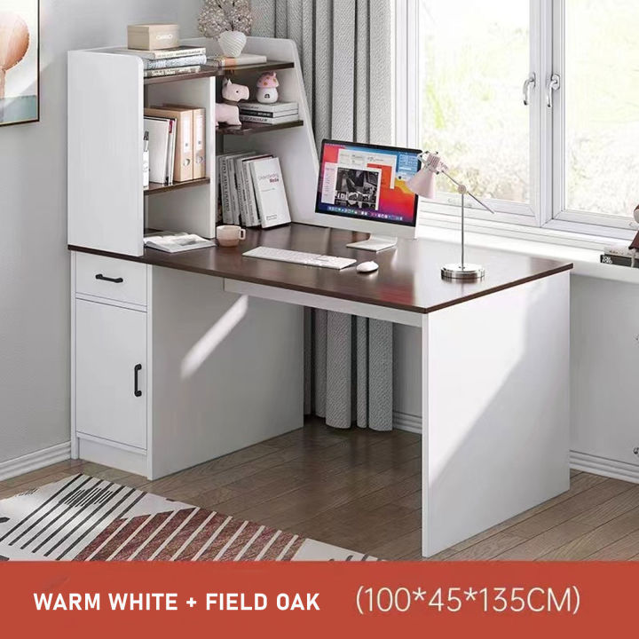 RIGHTCLICK Computer Desk Writing Study Table Office With Drawers Book