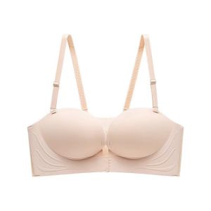 Front-Hook Strapless Bra for Women - Comfortable and Non-Slip Design