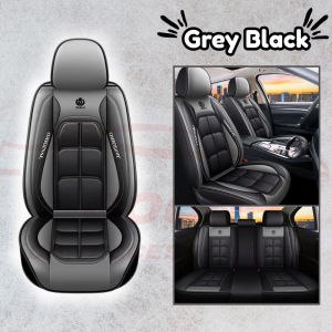 Car PU Leather Seat Cover Full Set 360° Cover 5-Seater Universal Bezza Axia Persona Waja Viva Kancil Kelisa Myvi