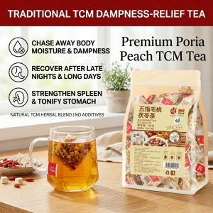 Poria Tea Bags Herbal Tea Bags Easy Brew Convenient Four Seasons Herbal Drink