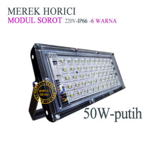 Lampu Sorot 50W/100W RGB Lampu Hias /Led Floodlight 50 Watt Panel/Pju Ac 220V Kap Sorot Anti Air
