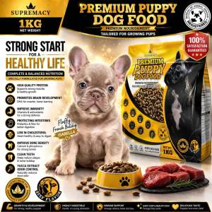Supremacy Premium Dog Food Beef Flavor 1.5 kg | Complete and Balanced Nutrition Suitable for 3 Months old and Above