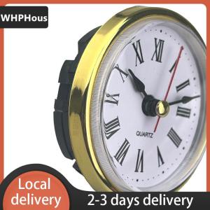 [COD] WHPHous Ship within 24 hours Classic Clock Craft Quartz Movement Dia.65mm Round Clocks Insert Roman Number Little Clock Arabic Numbers Wall Decor