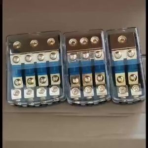 Car audio modification power cable splitter fuse holder fuse fuse tube circuit breaker splitter
