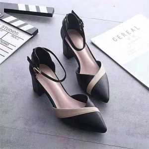 AURORA STORE - High Heels KEYSHA Hak Tahu Wanita Pump Heels Cantik Anggun Warna Moka dan Hitam Soft Bayar Ditempat