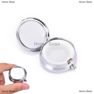 [COD] Home Base Hộp đựng thuốc du lịch bằng kim loại Hộp Đựng Thuốc Hộp đựng trang sức hộp đựng