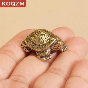 [COD] KOQZM KITCHEN 1Pc Antique Solid Brass Turtle Ornaments Longevity Animal Sculpture Home Office Desk Decorative Simulation Ornament