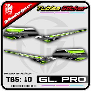 Sticker Striping Variasi Gl Pro/Max  - Stiker Sticker Variasi Striping Motor Gl Pro/Max. TBS.10